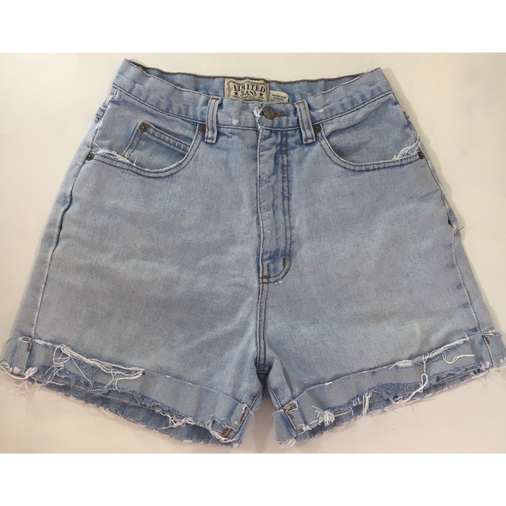 Vintage The Limited high waisted denim shorts - 8